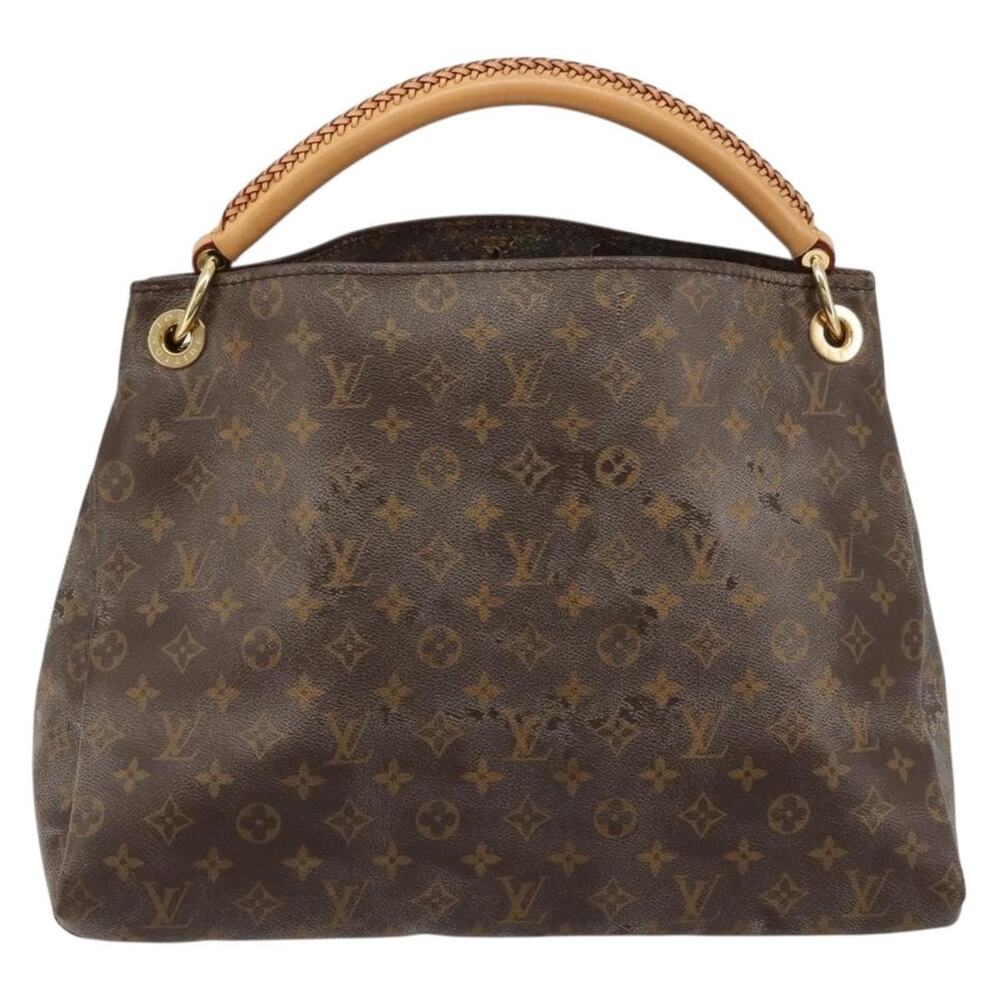 Louis Vuitton Monogram Artsy MM Shoulder Bag Brown